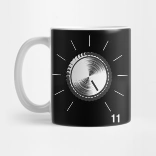 These Go To Eleven - Volume Knob - Guitar print Mug